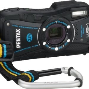 Pentax Optio WG-1 Adventure Series 14 MP Waterproof Digital Camera with 5x Wide-Angle Optical Zoom (Black)