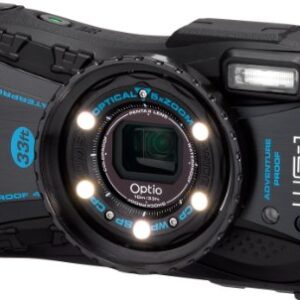 Pentax Optio WG-1 Adventure Series 14 MP Waterproof Digital Camera with 5x Wide-Angle Optical Zoom (Black)