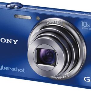 Sony Cyber-shot DSC-WX150 18.2 MP Exmor R CMOS Digital Camera with 10x Optical Zoom and 3.0-inch LCD (Blue) (2012 Model)