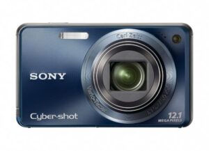 sony cyber-shot dsc-w290 12 mp digital camera with 5x optical zoom and super steady shot image stabilization (dark blue) (old model)