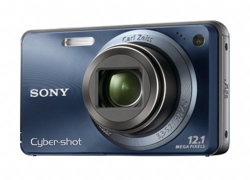 Sony Cyber-shot DSC-W290 12 MP Digital Camera with 5x Optical Zoom and Super Steady Shot Image Stabilization (Dark Blue) (OLD MODEL)