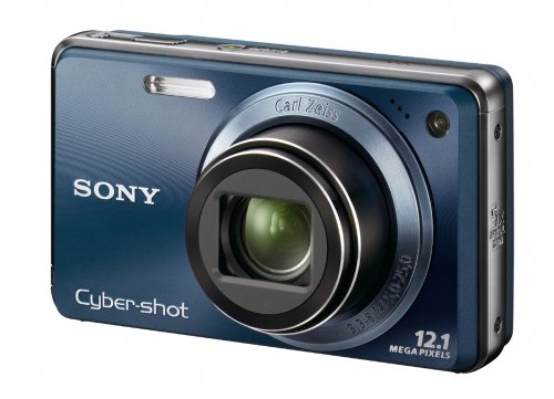 Sony Cyber-shot DSC-W290 12 MP Digital Camera with 5x Optical Zoom and Super Steady Shot Image Stabilization (Dark Blue) (OLD MODEL)