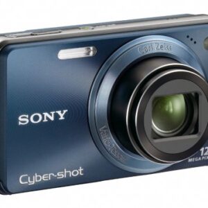 Sony Cyber-shot DSC-W290 12 MP Digital Camera with 5x Optical Zoom and Super Steady Shot Image Stabilization (Dark Blue) (OLD MODEL)