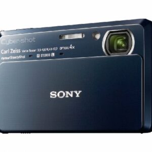 Sony DSC-TX7 10.2MP CMOS Digital Camera with 4x Zoom with Optical Steady Shot Image Stabilization and 3.5 inch Touch Screen LCD (Blue)