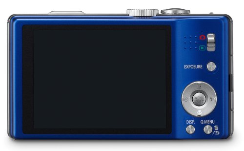 Panasonic Lumix DMC-ZS10 14.1 MP Digital Camera with 16x Wide Angle Optical Image Stabilized Zoom and Built-In GPS Function (Blue)