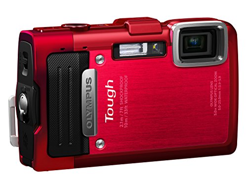 Olympus Red TG-830 16 Megapixels 5X Optical Zoom Digital Camera