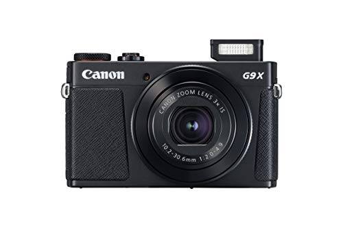 Canon PowerShot G9 X Mark II Compact Digital Camera w/1 Inch Sensor 3inch LCD - Wi-Fi, NFC, Bluetooth Enabled (Black) (Renewed)