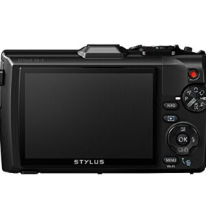 Olympus STYLUS Tough TG-4 16MP 1/2.3" BSI CMOS 4608 x 3456pixels Black - Cámara digital (Compact camera, 1/2.3", BSI CMOS, 4608 x 3456 pixels, 4608 x 3456, 3264 x 2448, 2048 x 1536, 640 x 480, 1:1, 3:2, 4:3, 16:9)