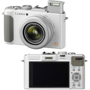 panasonic lumix dmc-lx7w 10.1 mp digital camera with 7.5x intelligent zoom and 3.0-inch lcd – white