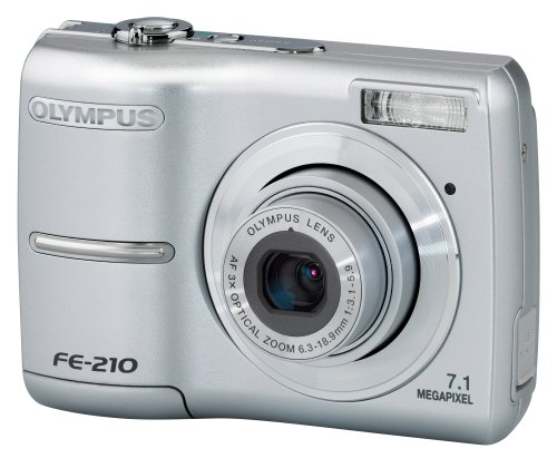 Olympus Stylus FE-210 7MP Digital Camera with Digital Image Stabilized 3x Optical Zoom