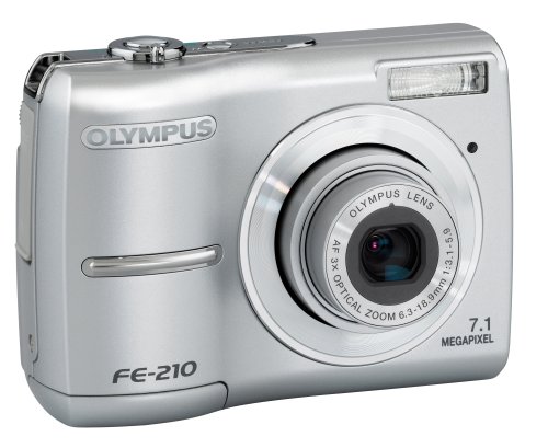 Olympus Stylus FE-210 7MP Digital Camera with Digital Image Stabilized 3x Optical Zoom