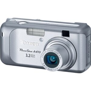 canon powershot a410 3.2mp digital camera with 3.2x optical zoom (old model)