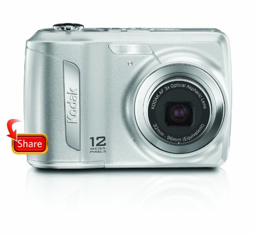 Easyshare C143 12 MP Digital Camera with 3xOptical Zoom and 2.7-Inch LCD (Silver)