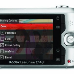 Easyshare C143 12 MP Digital Camera with 3xOptical Zoom and 2.7-Inch LCD (Silver)