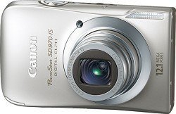 canon powershot sd970is 12.1 mp digital camera with 5x optical zoom and 3.0-inch lcd (silver)