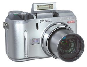 olympus c-740 3mp digital camera with 10x optical zoom