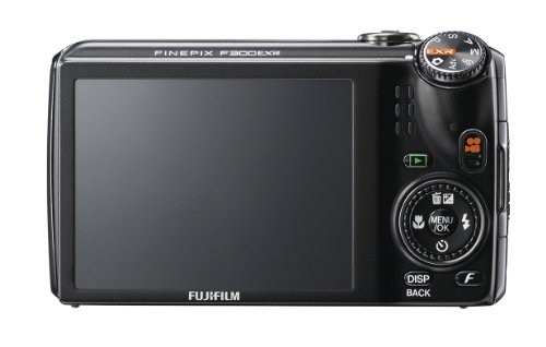 FUJIFILM FinePix Digital Camera F300EXR (Black) F FX-F300EXR B 12MP CCD 15x Optical Zoom Wide angle24mm 3.0-inch Display - International Version