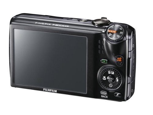 FUJIFILM FinePix Digital Camera F300EXR (Black) F FX-F300EXR B 12MP CCD 15x Optical Zoom Wide angle24mm 3.0-inch Display - International Version