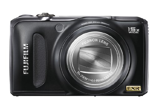 FUJIFILM FinePix Digital Camera F300EXR (Black) F FX-F300EXR B 12MP CCD 15x Optical Zoom Wide angle24mm 3.0-inch Display - International Version