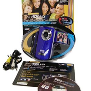 Vivitar DVR620-GRP Ultimate Selfie Digital Camera 5.1 MP with 1.8-Inch TFT LCD, Colors May Vary