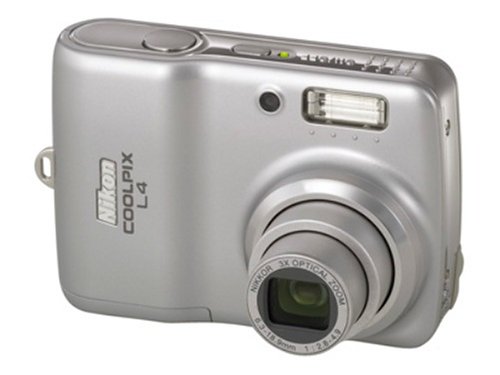 Nikon Coolpix L4 4MP Digital Camera with 3x Optical Zoom