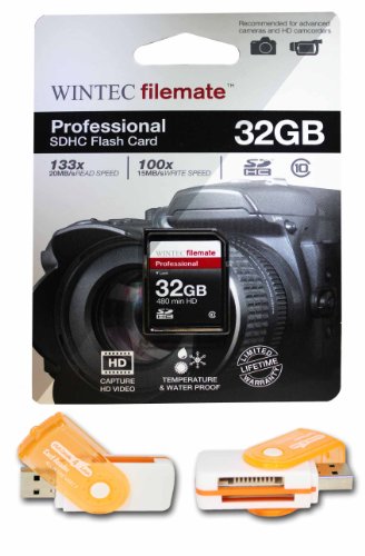 32GB Class 10 Memory Card SDHC High Speed 20MB/Sec. Blazing Fast Card Forrket For KODAK EASYSHARE CAMERA Z 915 Z 950 Z 980 Z 981. A free Hot Deals 4 Less High Speed all in one Card Reader is included. Comes with.