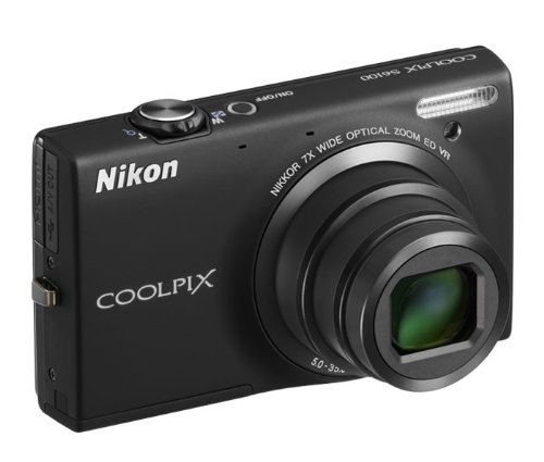 Nikon COOLPIX S6100 16 MP Digital Camera with 7x NIKKOR Wide-Angle Optical Zoom Lens and 3-Inch Touch-Panel LCD (Black)