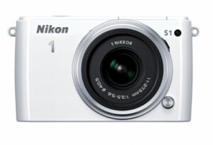nikon 1 s1 10.1 mp hd digital camera with 11-27.5mm 1 nikkor lens (white)