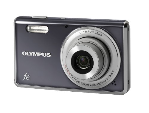 Olympus FE-4000 12MP Digital Camera with 4x Wide Angle Optical Zoom and 2.7 inch LCD (Dark Grey)