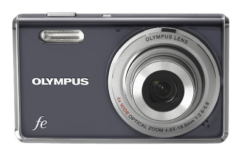 Olympus FE-4000 12MP Digital Camera with 4x Wide Angle Optical Zoom and 2.7 inch LCD (Dark Grey)