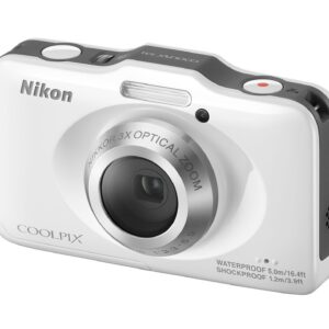 Nikon COOLPIX S31 10.1 MP Waterproof Digital Camera with 720p HD Video (White) (OLD MODEL)