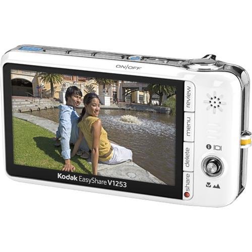 Kodak Easyshare V1253 12 MP Digital Camera with 3 xOptical Zoom (White)