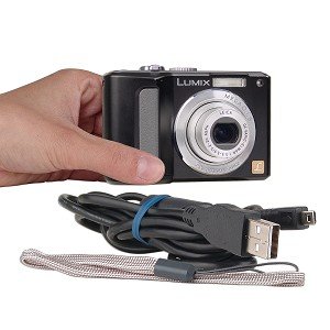 Panasonic Lumix DMC-LZ8 8.1MP 5X Optical/4x Digital Zoom Camera (Black)