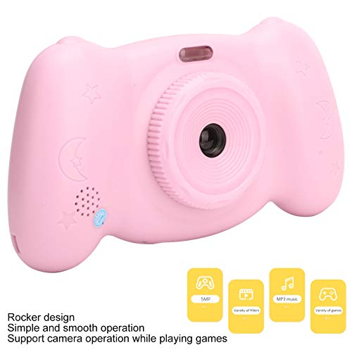 01 02 015 Kids Camera Toys, Digital Kids Camera Portable Multifunctional for Birthday Gift(Pink)