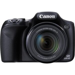 Canon PowerShot SX540 HS Digital Camera (1067C001), 64GB Card, 2 x NB-6L Battery, Color Filter Kit, Filter Kit, Corel Photo Software, Charger, Card Reader, LED Light + More (Renewed)