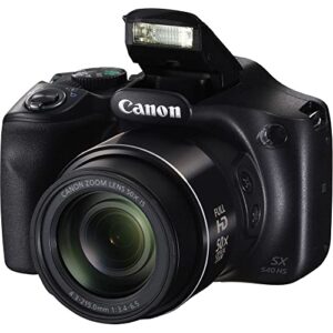 Canon PowerShot SX540 HS Digital Camera (1067C001), 64GB Card, 2 x NB-6L Battery, Color Filter Kit, Filter Kit, Corel Photo Software, Charger, Card Reader, LED Light + More (Renewed)