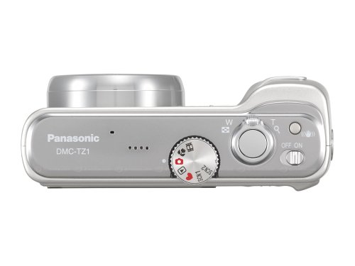 Panasonic Lumix DMC-TZ1S 5MP Compact Digital Camera with 10x Optical Image Stabilized Zoom (Silver)