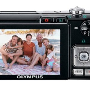 Olympus Stylus FE-300 12MP Digital Camera with Dual Image Stabilized 3X Optical Zoom (Black)