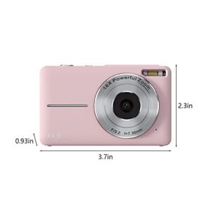 1080p High-Definition Digital Camera 44 Million Photos 16x Digital Zoom Camera Anti-Shake Proof Home Camera,Electronic Anti-Shake, Face Distinguish, Ideal Xmas Gifts for Family