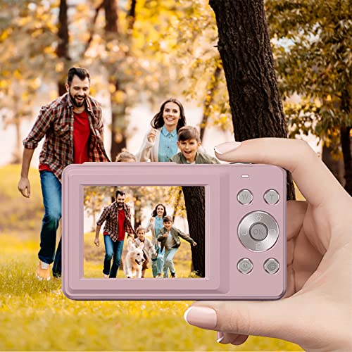 1080p High-Definition Digital Camera 44 Million Photos 16x Digital Zoom Camera Anti-Shake Proof Home Camera,Electronic Anti-Shake, Face Distinguish, Ideal Xmas Gifts for Family