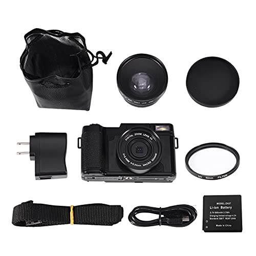 Jacksing Cameras, US Plug 110-240v 1080 Digital Camera for Photo