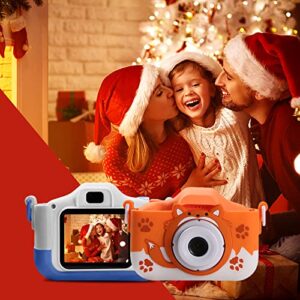 nsxcdh kids camera, hd camera for children’s photography & video recording, front and rear dual 4000w hd camera, children’s camera mini children’s gift, support 32gb sd card
