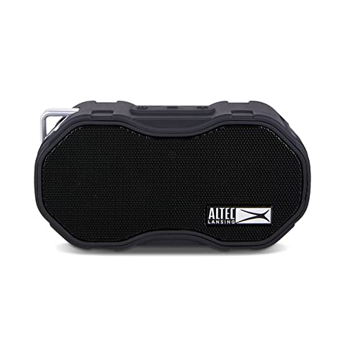 Altec Lansing Baby Boom XL - Waterproof Bluetooth Speaker, Wireless & Portable for Travel & Outdoor Use, Deep Bass & Loud Sound, 1 Pack, Black