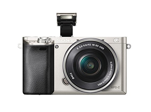 Sony Alpha a6000 Mirrorless Digital Camera with 16-50 mm Lens 24.3MP (Silver) (Renewed)