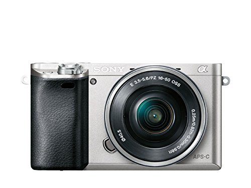 Sony Alpha a6000 Mirrorless Digital Camera with 16-50 mm Lens 24.3MP (Silver) (Renewed)