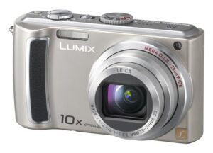 panasonic lumix dmc-tz4s 8.1mp digital camera with 10x wide angle mega optical image stabilized zoom (silver)