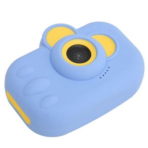 JTLB 1080P 2inch Kids Camera ， Cute Cartoon Design USB HD Digital Children Selfie Camera ，Built in 1000mAh Battery for Birthday (Blue)