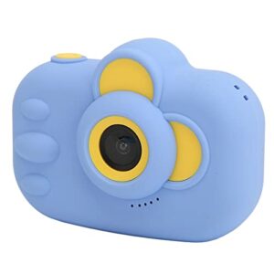 JTLB 1080P 2inch Kids Camera ， Cute Cartoon Design USB HD Digital Children Selfie Camera ，Built in 1000mAh Battery for Birthday (Blue)