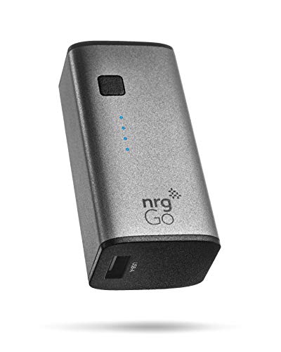 nrgGo Powerbank 5000 mAh Portable Charger, Mini Power Bank USB C, 18W PD Battery Pack 5000mAh, Battery Phone Charger for iPhone, Samsung and More