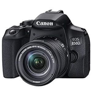 Canon Intl. EOS 850D (Rebel T8i) DSLR Camera with 18-55mm STM & Canon EF 75-300mm III Lenses + MF 420-800mm Zoom Lens + 128GB Memory + Filters + Flex Tripod + Professional Bundle (Renewed)